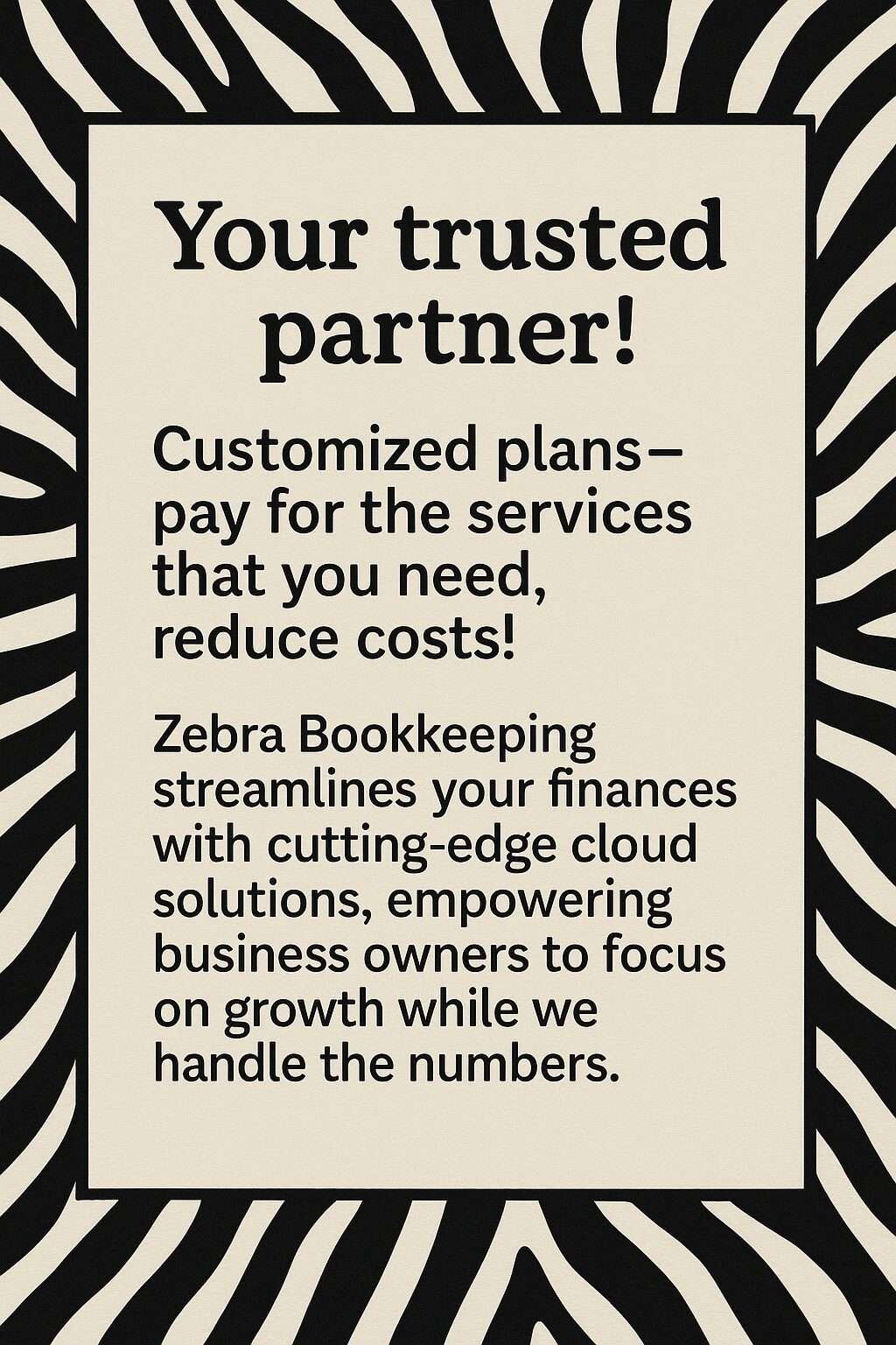 Zebra Bookkeeping